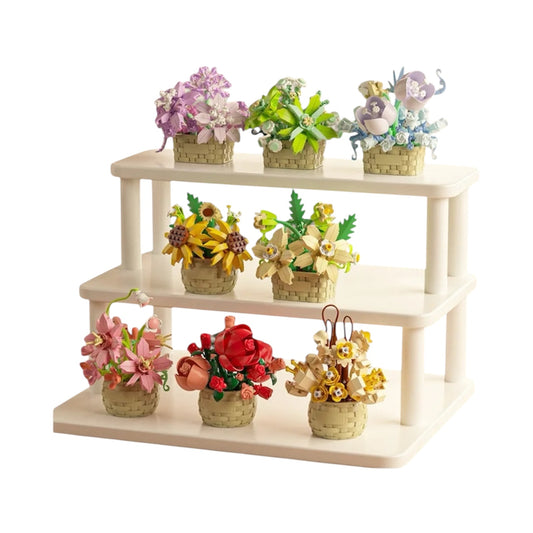Variety Potted Flowers Building Sets