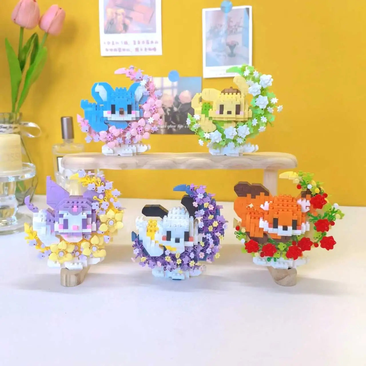 Cute Moon Mini Animal Building Sets