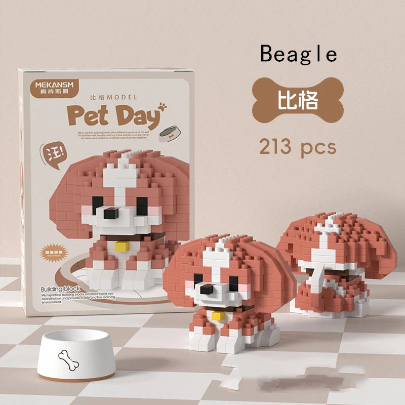 Cat & Dog Mini Building Sets