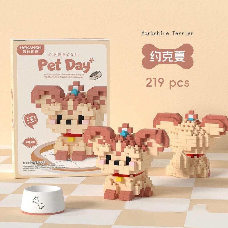 Cat & Dog Mini Building Sets