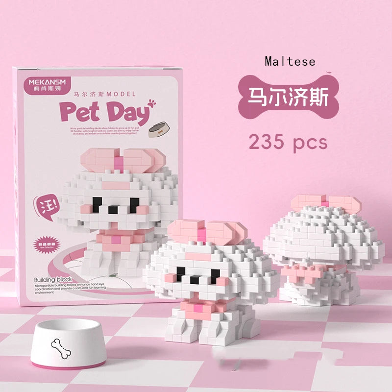 Cat & Dog Mini Building Sets