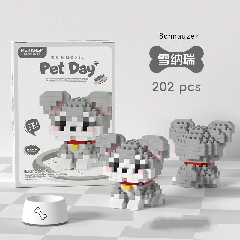 Cat & Dog Mini Building Sets