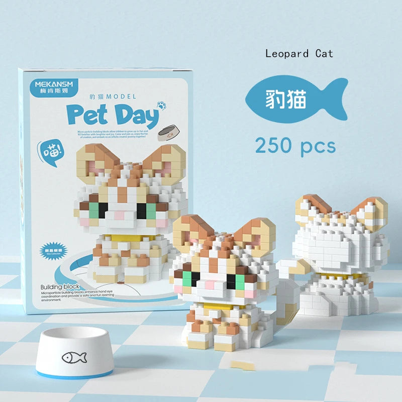 Cat & Dog Mini Building Sets