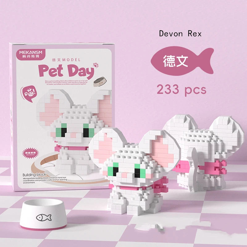 Cat & Dog Mini Building Sets