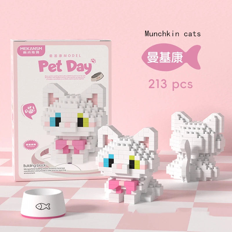 Cat & Dog Mini Building Sets