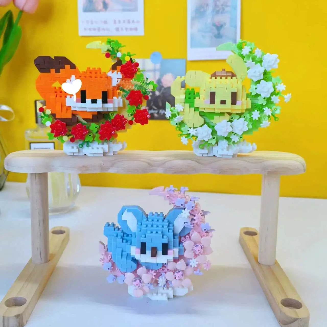 Cute Moon Mini Animal Building Sets